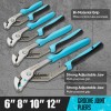 SHALL 8-Piece Adjustable Wrench & Water Pump Pliers Set, 12/10/8/6