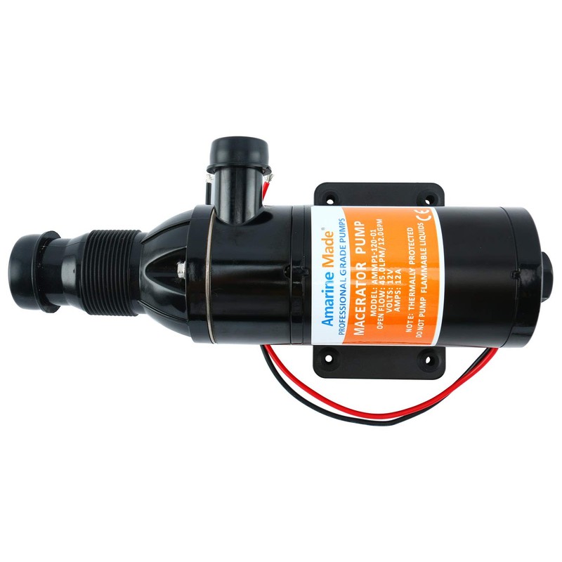 Amarine Made Macerator Waste Water Pump 12V 12 GPM New