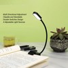Book Light Small Lightweight Vertical Head Clip On Reading Light