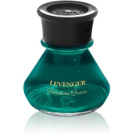 Levenger Bottled Ink, Fountain Pen Ink Well Refill Bottle, Quick Dry, 50ml, Gemstone Green