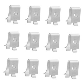 BESPORTBLE 50 Pcs Support Clip Adjustable Shelves Wire Rack Shelf Clips Fixing Clips Shelf Clips for Cabinets Support Clamps Shelf Fixing Clamp Shelf for Cabinet Kv Aluminum Alloy