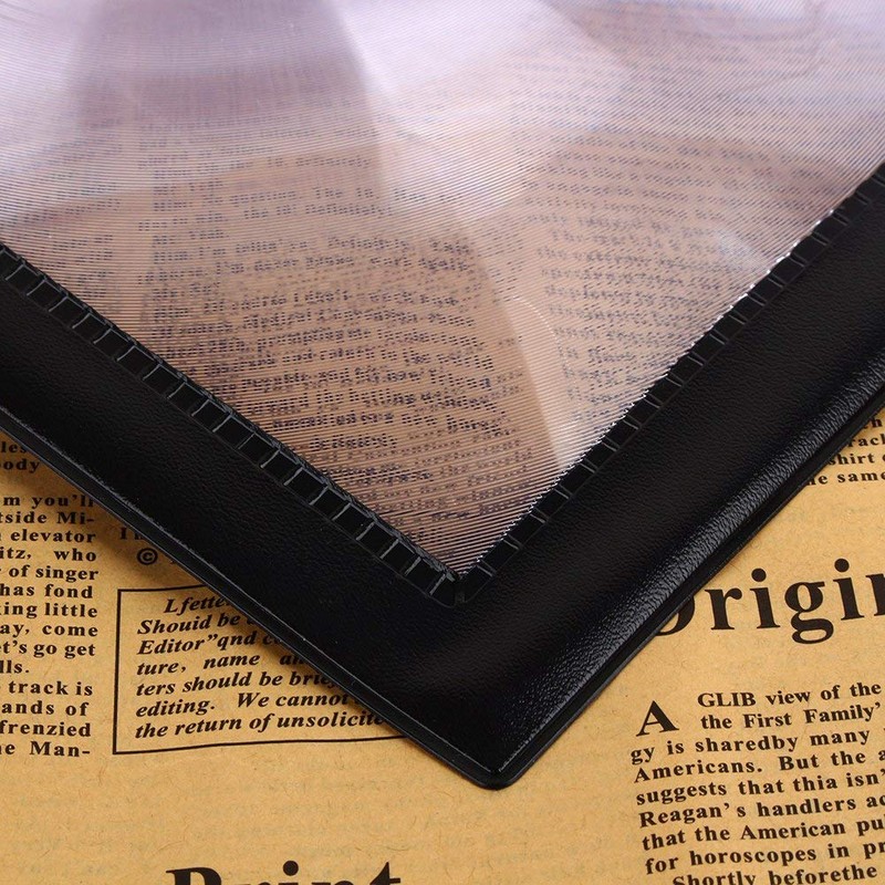 A4 Full Page 3X Magnifying Sheet Large Magnifying Glass Book