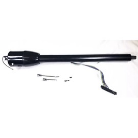 Unbranded Universal 28" Black Stainless Tilt Steering Column Floor Shift NO Key GM Hot Rod