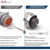 JRready ST5240-HT250 Connector Inspection Tool Kit,16 Pcs Contact Socket&Pin Tester