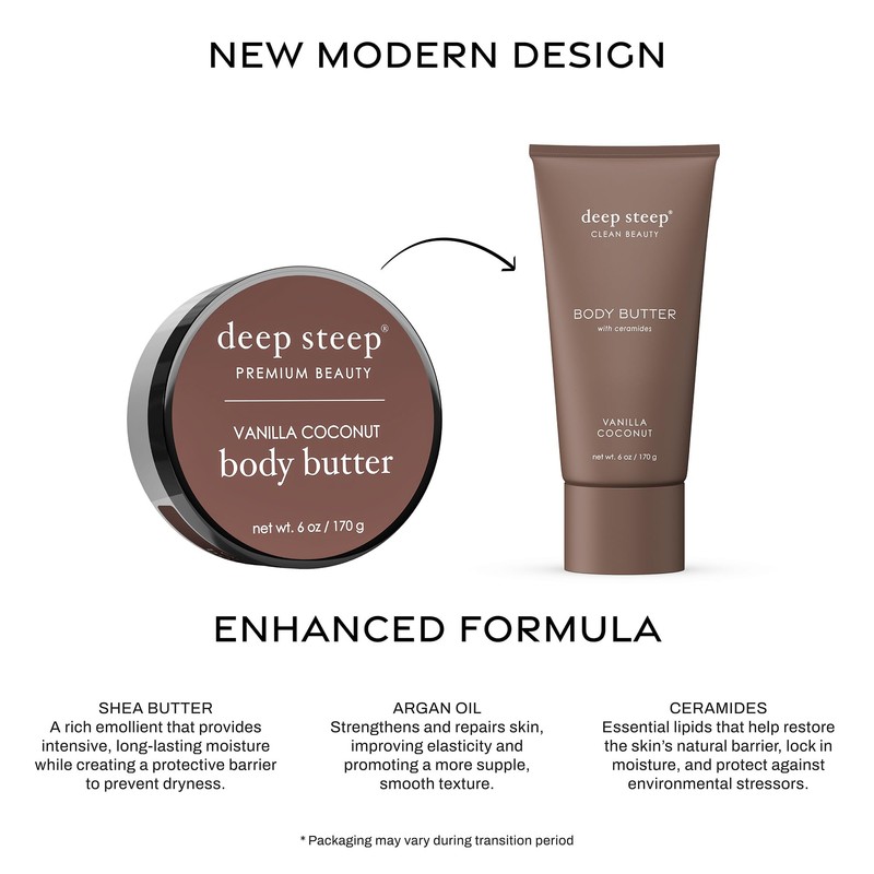 Deep Steep Body Butter, 6 oz – Rich Moisturizer with