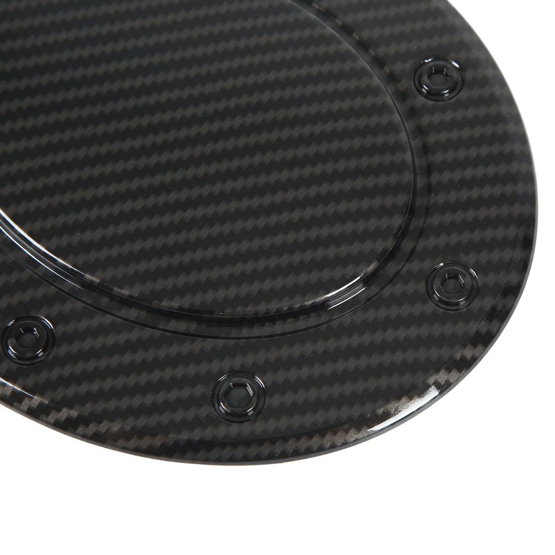 Gas Cap Cover Carbon Fiber Pattern Fuel Tank Door Cover