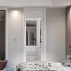 FINOSEN 5.3FT Commercial Grade Sliding Pocket Door Hardware Track Kit,Top