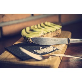 Arcos Series Madrid - Table Knife - Monoblock of one piece Stainless Steel 4" Silver Color
