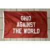 Unbranded Ohio Against The World Flag FREE SHIP Buckeyes Beer State Man Cave Day Sign 3x5'