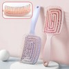 Volume Styling Hairbrush and Comb Hair Comb (Light Pink) 3ea