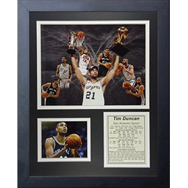 Legends Never Die "Tim Duncan" Framed Photo Collage, 11 x 14-Inch