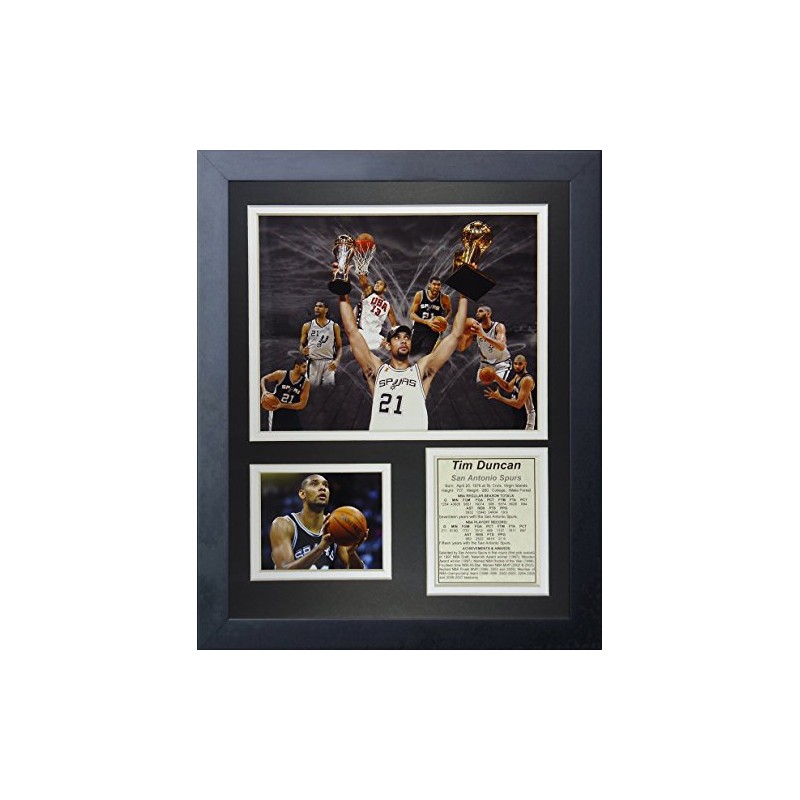 Legends Never Die "Tim Duncan" Framed Photo Collage, 11 x