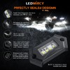 LEDMIRCY R3 Pure White Rock Lights Kit with Rocker Switch