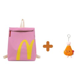 McDonalds Backpack Bag Funny Lightweight Knapsack Crossbody Shoulder Bag for Women Men:_12