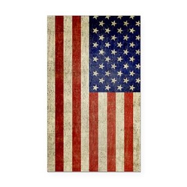 CafePress Vintage USA Flag Rectangle Car Bumper Magnet