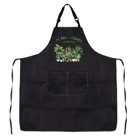 Plant Addict Social Club Apron Gardener Gift Plant Lover Gift Plant Mom G-ift Gardening Lady G-ift Botanist Gi-ft (MORE PLANT ApronCA)