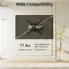 TV Wall Mount for Most 26-60 inch Flat/Curved TVs up