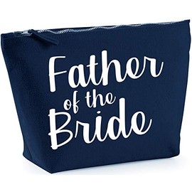 Hippowarehouse Father of the bride printed make up cosmetic wash bag 18x19x9cm