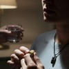 Dark capsule pendant black two-tone necklace pill storage necklace Basic options