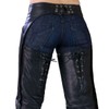 Ladies Biker Chaps with Laces ON The Back … (Small)