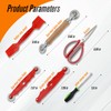 Screen Repair Tools, 6 in 1 Window Screen Installation Kit