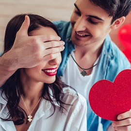 Matching Necklace Diamond Encrusted Puzzle Necklaces for Couples or Friends Valentine's Day Gift Romantic Gift for Boyfriend Girlfriend Husband Wife (A: pink&black)