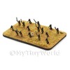 MyTinyWorld 10 Dolls House Miniature Unpainted Metal Mahdist Spearmen