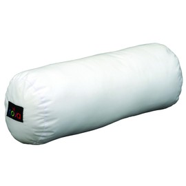 NOVA Neck, Back & Under Leg Roll Pillow, Travel Cervical Bolster Pillow, Classic White Cover is Removable & Washable