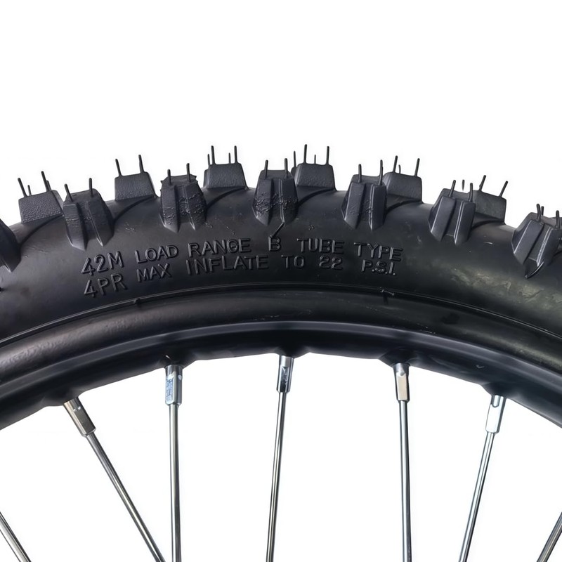 Beeking 70/100-19 Front Wheel Rim Tire Assembly for Dirt Bike