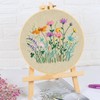 Embroidery Set Beginners, Flower Embroidery Set Adult Cross Stitch Pre-Printed