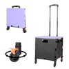 FELICON SELORSS Foldable Utility Cart Folding Portable Rolling Crate Handcart