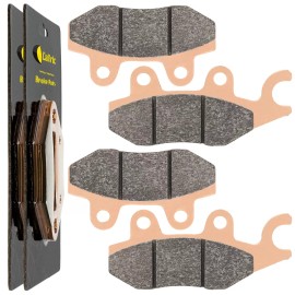 Caltric Front Rear Brake Pads for Kawasaki EX250 Ninja 250R 2008-2012 Sintered Pads