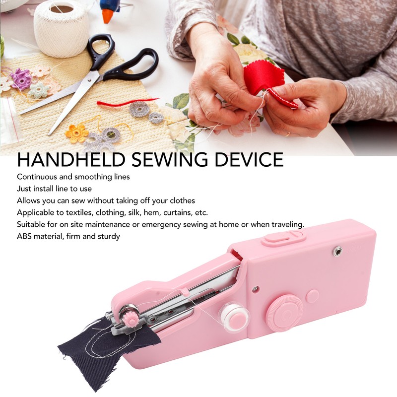 Handheld Sewing Machine Smoothing Stitching Portable Electric Sewing Tool for
