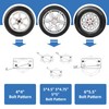 GADFISH Stainless Steel Spare Tire Carrier, Upgrade Spare Tire Mount