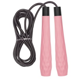 Jump Rope for Kids/Juniors, Elementary School Students, Double Unders, Competition, Adjustable Length(Pink)