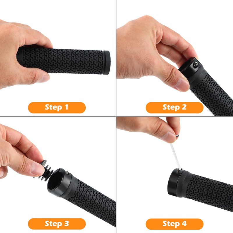 Bicycle Grips, Ergonomic Handlebar Grip with Non-Slip Texture, Bicycle Grip,