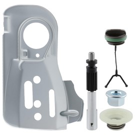 CARRBIA 544 09 40-01 Oil Pump Shaft with Oil Cap Guide Bar Plate Worm Gear Bar Nut Compatible with Husqvarna 445 450 445E 450E 445 II X-TORQ 450E II X-TORQ Chainsaw