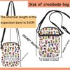TSOTMO Burger Merch Crossbody Bag Burger Cartoon Gift Bob Fans