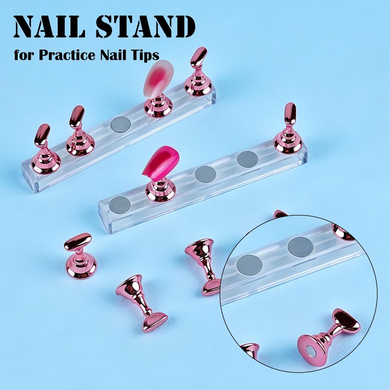 Acrylic Fake Nails Kit for Beginners with Press on Nail