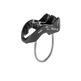 Ocun HABU - Dispositivo de sujeción y rapel | ATC V-Grooved Belay y Rappel Dispositivo para Escalada en Roca | Descender de rapel de frenado asistido