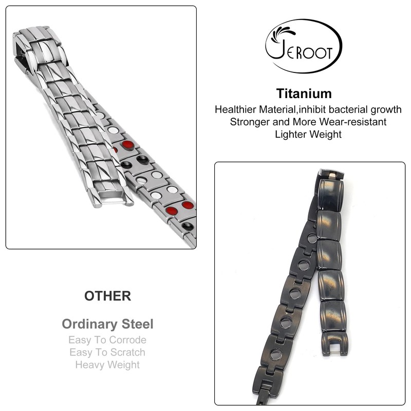 JEROOT Magnetic Bracelet for Men
