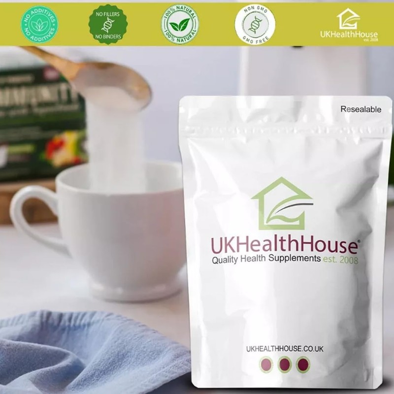 UKHealthHouse Prebiotic Inulin Fibre Powder High Grade Supplement Premium Chicory