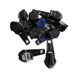 Zipper Repair Kit - #5 YKK Coil Automatic Lock Jacket Sliders - Color: Black - Choose Your Quantity - Made in The United States (5)