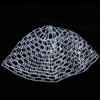 Outdoor Fly Fishing Landing Net Clear Rubber Replacement Mesh Bag(Mudium)