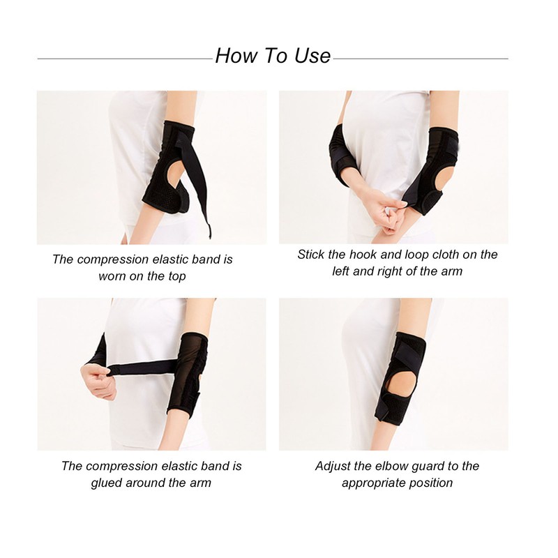 Elbow Brace Arm Joints Protector Thin Tennis Elbow Compression Support