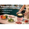 Mini Slow Cooker, 0.65 Quarts, Pink, with 10 BPA-Free Liners