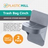 PlasticMill Trash Bag Cinch - Trash Bag Holder for Trash