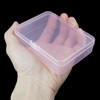 Goodma 8 Pieces Rectangular Plastic Boxes Empty Storage Organizer Containers
