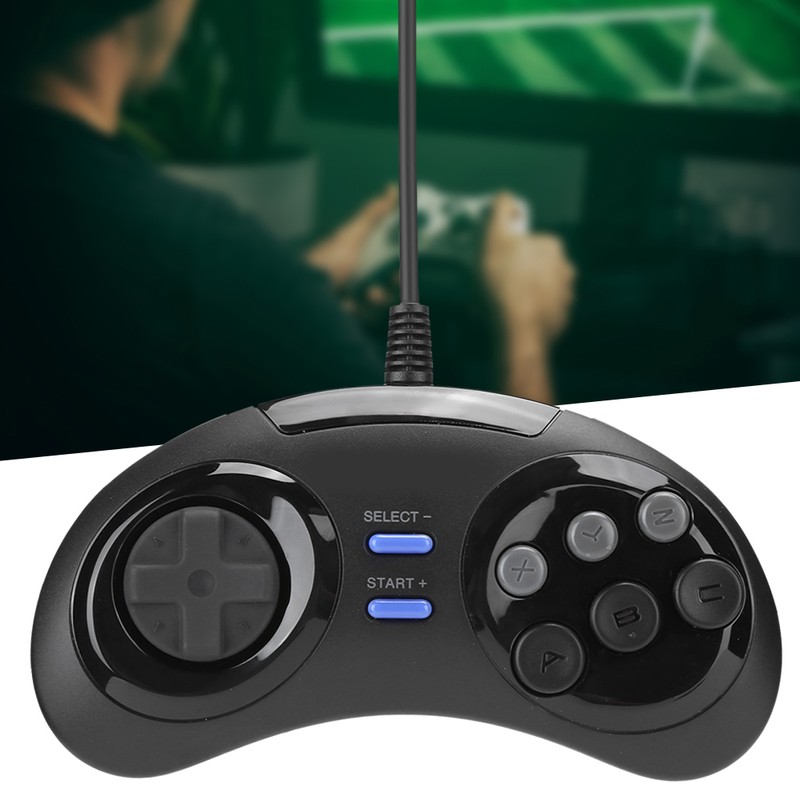 Games Controller USB Wired Gamepad Fit for PC/Raspberry Pi 3B
