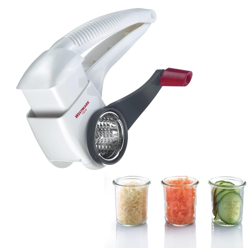 Westmark 117222E7 Drum Grater with 3 Cutting Drums + 1